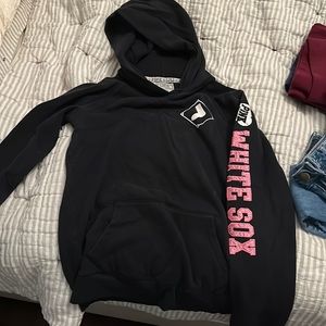 PINK white sox hoodie